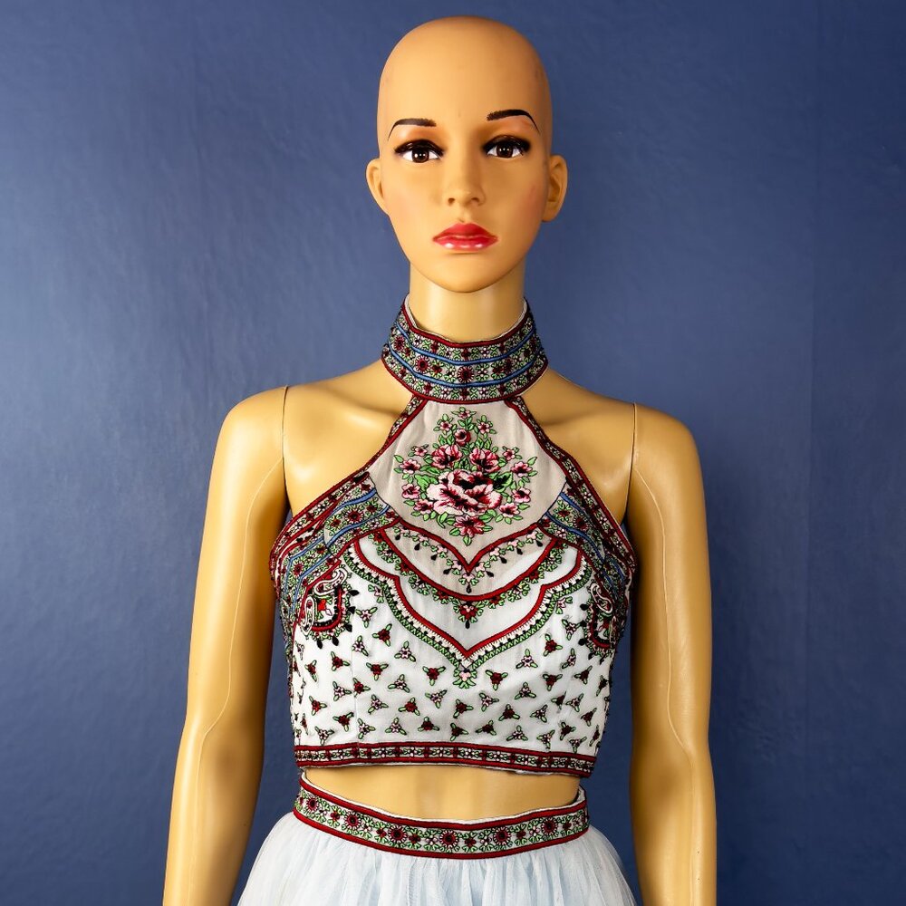 Sherri Hill Two Piece Mini Backless Dress